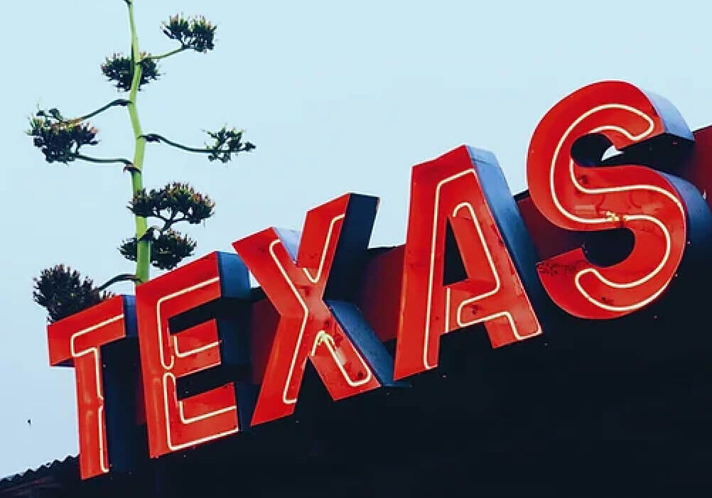 texas sign